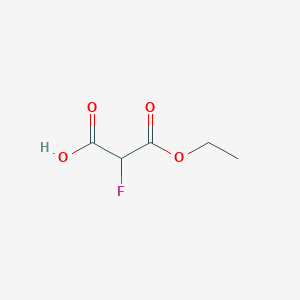 molecular formula C5H7FO4 B8812399 3-Ethoxy-2-fluoro-3-oxopropanoic acid 