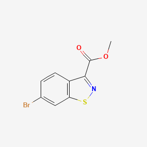 molecular formula C9H6BrNO2S B8812453 Methyl 6-bromobenzo[d]isothiazole-3-carboxylate 