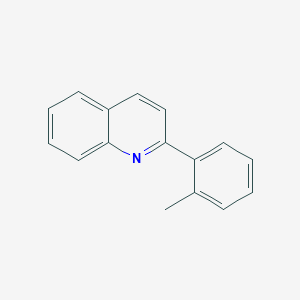 molecular formula C16H13N B8812472 2-(2-Methylphenyl)quinoline CAS No. 52146-06-2