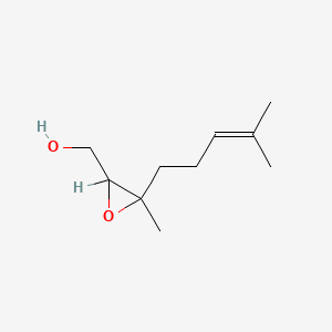 molecular formula C10H18O2 B8812490 2,3-Epoxy-3,7-dimethyloct-6-enol CAS No. 50727-94-1