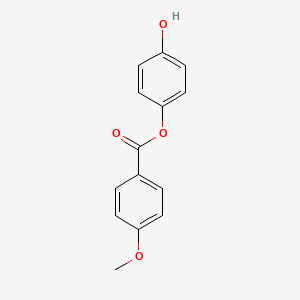 molecular formula C14H12O4 B8812504 4-Hydroxyphenyl 4-methoxybenzoate CAS No. 28099-28-7