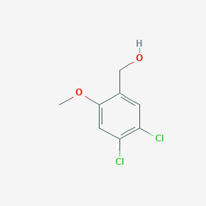 molecular formula C8H8Cl2O2 B8812507 (4,5-Dichloro-2-methoxyphenyl)methanol 