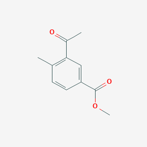molecular formula C11H12O3 B8812518 Methyl 3-acetyl-4-Methylbenzoate 
