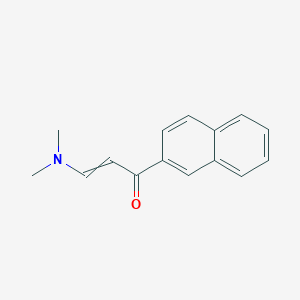molecular formula C15H15NO B8812529 3-(Dimethylamino)-1-naphthalen-2-ylprop-2-en-1-one 