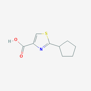 molecular formula C9H11NO2S B8812633 2-Cyclopentylthiazole-4-carboxylic acid CAS No. 955400-83-6