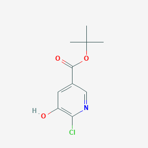 molecular formula C10H12ClNO3 B8812638 Tert-butyl 6-chloro-5-hydroxynicotinate CAS No. 847943-54-8