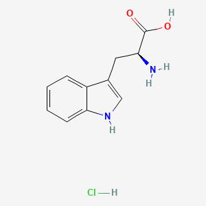 molecular formula C11H13ClN2O2 B8812756 L-Tryptophan monohydrochloride CAS No. 6159-33-7