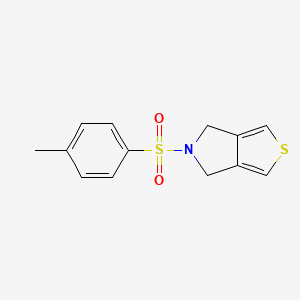 molecular formula C13H13NO2S2 B8812766 5-Tosyl-5,6-dihydro-4H-thieno[3,4-c]pyrrole 