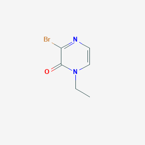molecular formula C6H7BrN2O B8812772 3-bromo-1-ethylpyrazin-2(1H)-one 