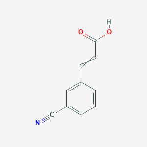 molecular formula C10H7NO2 B8812783 3-(3-Cyanophenyl)-2-propenoic acid 