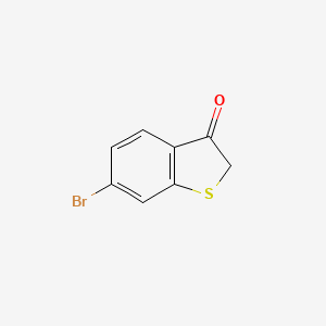 molecular formula C8H5BrOS B8812813 6-bromobenzo[b]thiophen-3(2H)-one 