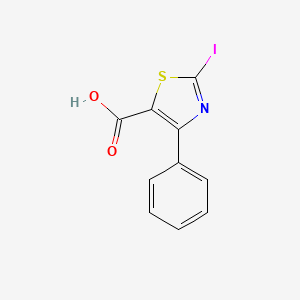 molecular formula C10H6INO2S B8812875 2-Iodo-4-phenylthiazole-5-carboxylic acid 
