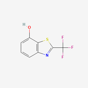 molecular formula C8H4F3NOS B8812877 2-(Trifluoromethyl)benzo[D]thiazol-7-OL 