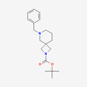 molecular formula C19H28N2O2 B8812913 Tert-butyl 6-benzyl-2,6-diazaspiro[3.5]nonane-2-carboxylate 