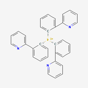 molecular formula C33H24IrN3 B8812923 Tris[2-phenylpyridinato-C2,N]iridium(III) 