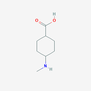 molecular formula C8H15NO2 B8813126 4-(Methylamino)cyclohexanecarboxylic acid 