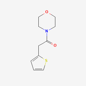 molecular formula C10H13NO2S B8813134 Morpholine, 4-(2-thienylacetyl)- CAS No. 143417-09-8