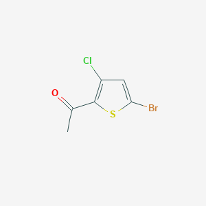 molecular formula C6H4BrClOS B8813196 1-(5-Bromo-3-chlorothiophen-2-yl)ethan-1-one 