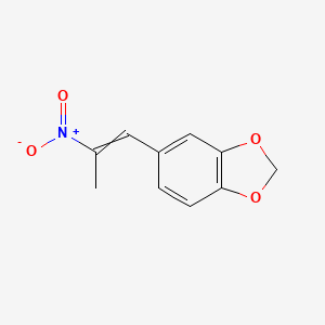 molecular formula C10H9NO4 B8813228 5-(2-Nitroprop-1-enyl)-1,3-benzodioxole 