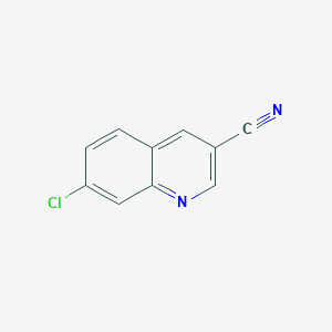 molecular formula C10H5ClN2 B8813244 7-Chloroquinoline-3-carbonitrile 