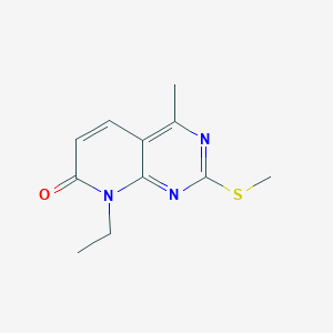8-ethyl-4-methyl-2-(methylthio)pyrido[2,3-d]pyrimidin-7(8H)-one