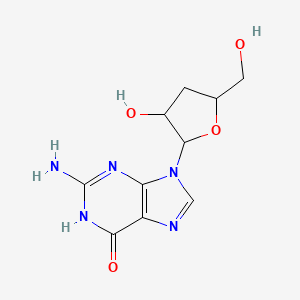 molecular formula C10H13N5O4 B8813308 3'-deoxy-guanosine;Guanosine, 3'-deoxy-;3'-Deoxy-D-guanosine 