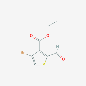 Ethyl 4-bromo-2-formylthiophene-3-carboxylate