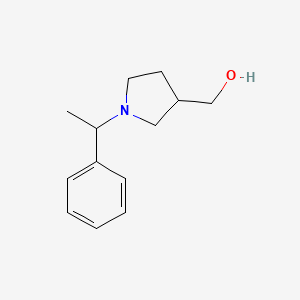 molecular formula C13H19NO B8813363 [(3R)-1-[(1R)-1-phenylethyl]pyrrolidin-3-yl]methanol 