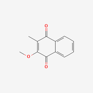 molecular formula C12H10O3 B8813373 2-Methoxy-3-methyl-1,4-naphthoquinone CAS No. 5416-18-2