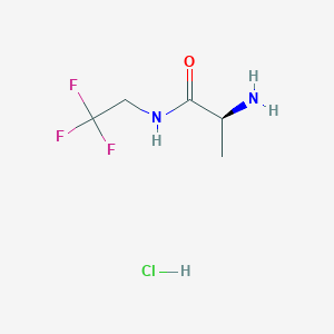 (S)-2-amino-N-(2,2,2-trifluoroethyl)propanamide hydrochloride