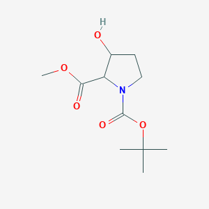 (2s,3s)-1-Tert-butyl 2-methyl 3-hydroxypyrrolidine-1,2-dicarboxylate