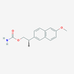 (S)-2-(6-Methoxynaphthalen-2-yl)propyl carbamate