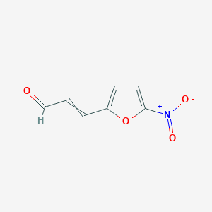 molecular formula C7H5NO4 B8813418 3-(5-Nitrofuran-2-yl)prop-2-enal 