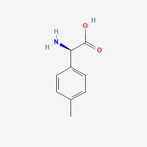 molecular formula C9H11NO2 B8813425 (2R)-2-amino-2-(4-methylphenyl)acetic acid 