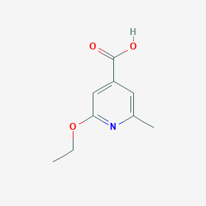 molecular formula C9H11NO3 B8813437 2-Ethoxy-6-methylisonicotinic acid 