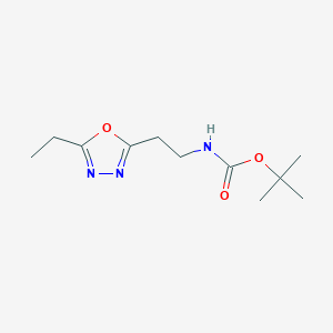 N-Boc-2-(5-ethyl-1,3,4-oxadiazol-2-yl)ethylamine