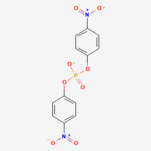 molecular formula C12H8N2O8P- B8813465 Bis(p-nitrophenyl)-phosphate 