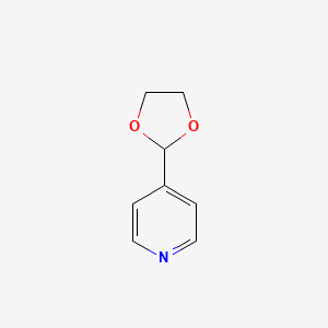 molecular formula C8H9NO2 B8813492 4-(1,3-Dioxolan-2-yl)pyridine CAS No. 61379-59-7