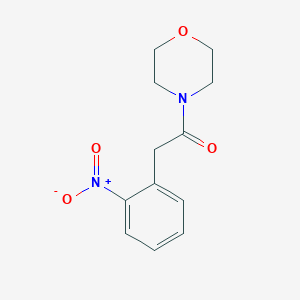 molecular formula C12H14N2O4 B8813513 4-[(2-Nitrophenyl)acetyl]morpholine 