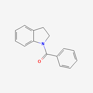 molecular formula C15H13NO B8813533 1-benzoyl-2,3-dihydro-1H-indole 