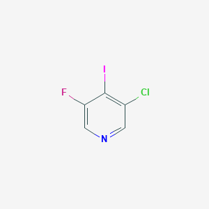 molecular formula C5H2ClFIN B8813555 3-Chloro-5-fluoro-4-iodopyridine 