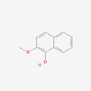 molecular formula C11H10O2 B8813563 5-Hydroxy-6-methoxynaphthalene CAS No. 61742-13-0