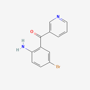 B8813611 (2-Amino-5-bromophenyl)(pyridin-3-yl)methanone CAS No. 105192-40-3