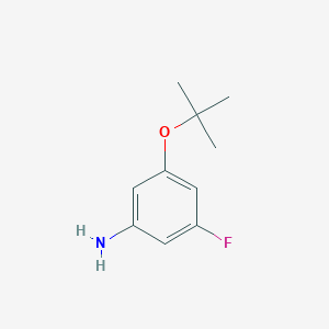 molecular formula C10H14FNO B8813774 3-(tert-Butoxy)-5-fluoroaniline CAS No. 889362-82-7