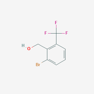 molecular formula C8H6BrF3O B8813894 (2-Bromo-6-(trifluoromethyl)phenyl)methanol 