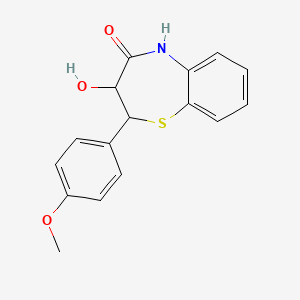 (2S,3S)-3-Hydroxy-2-(4-methoxyphenyl)-2,3-dihydrobenzo[b][1,4]thiazepin-4(5H)-one