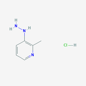 molecular formula C6H10ClN3 B8813926 3-Hydrazinyl-2-methylpyridine hydrochloride 