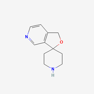 molecular formula C11H14N2O B8814018 1H-spiro[furo[3,4-c]pyridine-3,4'-piperidine] 