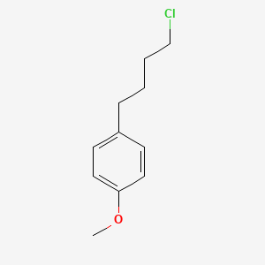 molecular formula C11H15ClO B8814033 1-(4-Chlorobutyl)-4-methoxybenzene CAS No. 23002-61-1