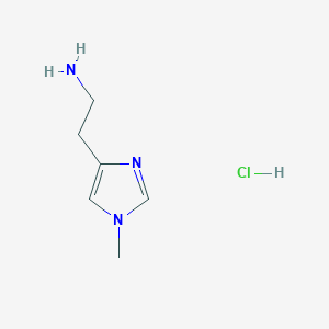 molecular formula C6H12ClN3 B8814040 2-(1-Methyl-1H-imidazol-4-yl)ethanamine hydrochloride 